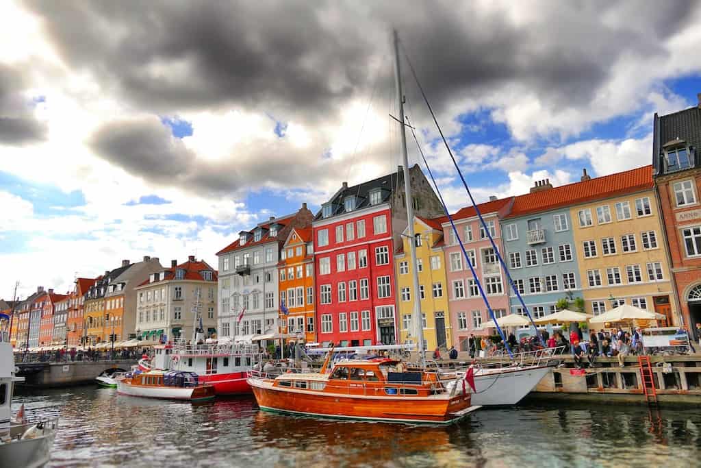 Boats of Nyhavn in Copenhagen taken by Becky Moore of GlobalGrasshopper.com