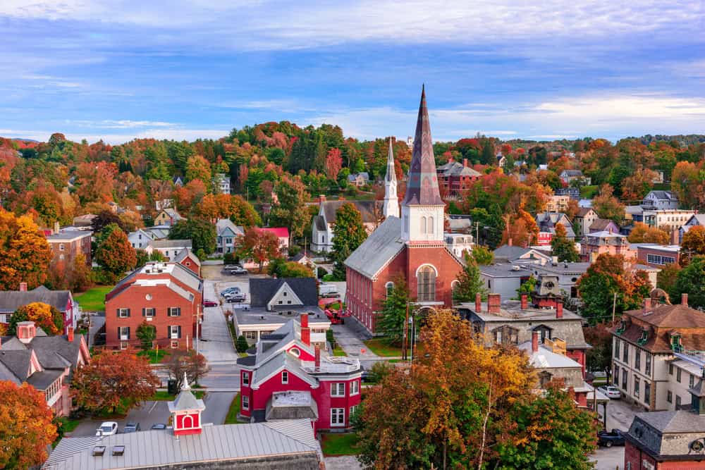 Montpelier, Vermont in the Fall